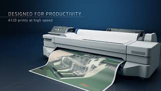 Hp Designjet T100 printer series [upl. by Eveivenej768]