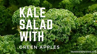 Kale salad with green apples [upl. by Assylla]