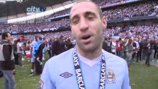 ZABALETA City 32 QPR  post match interview [upl. by Atinehs]