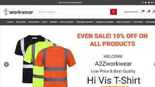 Hi Vis Workwear  a2z Workwear [upl. by Llertak193]