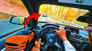 BACKROADS IN MY LOUD BMW 440I WITH MUSTANG [upl. by Lucky]