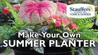 Stauffers of Kissel Hill  DIY Summer Planter [upl. by Sitoeht]