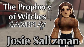 REVAMP 😈Josie Saltzman Gameplay 🫢  The Prophecy of Witches  ROBLOX  TPOW TVD ROBLOX [upl. by Anialam98]