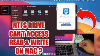 How to Fix Drive NTFS Not Detected On MacOS Big Sur M1 [upl. by Elletsyrk]