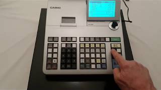 Casio SES400 Registrierkasse [upl. by Eniloj]