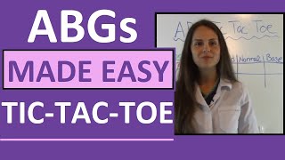 ABGs Made Easy for Nurses w Tic Tac Toe Method for Arterial Blood Gas Interpretation [upl. by Renraw768]