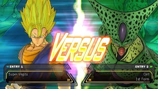 Dragon Ball Z Ultimate Tenkaichi  Super Vegito vs Cell First Form Requested [upl. by Tnomal]