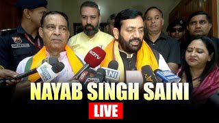 Nayab Singh Saini LIVE  Oath Ceremony  New Haryana CM  BJP  Haryana Government  Congress [upl. by Dimond]