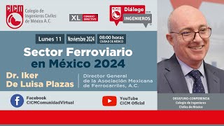 SECTOR FERROVIARIO EN MÉXICO 2024 [upl. by Dallon104]