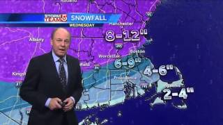 Storm warning issued for New England Harveys latest snow forecast [upl. by Clements115]