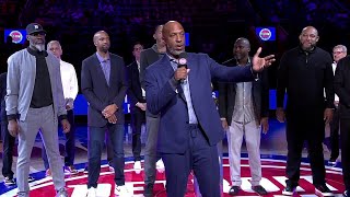 Chauncey Billups at 20th Anniversary of Pistons 04 Championship [upl. by Llerahc]