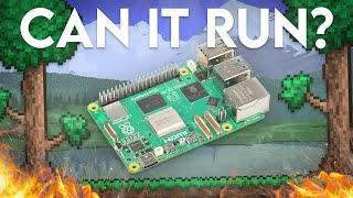 Can Terraria Run On the WORLDS SMALLEST Computer [upl. by Wadesworth]