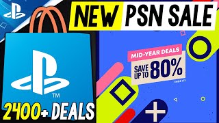 GIGANTIC NEW PSN SALE LIVE NOW Mid Year Deals Sale  2400 Deals NEW PlayStation Game Deals [upl. by Maude]