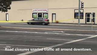 Video Police investigate after pedestrian killed in collision near downtown Napa [upl. by Anitsirk]