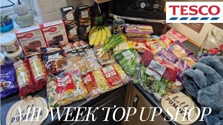 Vlogtober day 3 Midweek top up shop from Tesco vlogtober2024 tesco foodhaul grocery [upl. by Dis537]