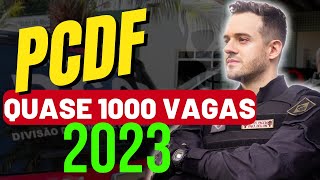 Concurso PCDF 2023 4 editais previstos e centenas de vagas Delegado Agente de Custódia e MAIS [upl. by Mercedes]