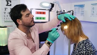 ASMR  Head Ears Eyes Nose Throat REAL PERSON MEDICAL EXAM Unintentional ASMR Style [upl. by Minette]