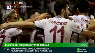 GİRESUNSPOR KARŞILAŞMASI ELAZIĞSPOR RESMÎ YOUTUBE quotKATILquot KANALINDAN CANLI YAYINLANACAK [upl. by Huntley]