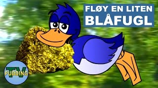 Fløy en liten blåfugl  Norske barnesanger [upl. by Yadahs]