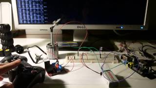 raspberry pi python pwm speed control with ps3 controller [upl. by Aihsyt]