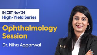 INICET Nov24 HighYield Ophthalmology Session  Dr Niha Aggarwal  DBMCI [upl. by Ahseenat]