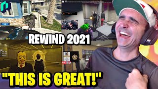 Summit1g Reacts to NoPixel Rewind 2021 [upl. by Eydnarb697]