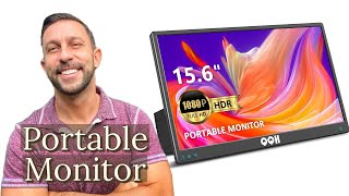 QQH Portable Monitor for Laptop 156quot FHD 1080P Laptop Monitor [upl. by Auria58]