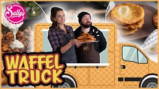 Sturmwaffel und Sally im Foodtruck  Weihnachtsmarkt Rezepte  Sallys Welt [upl. by Steffen651]