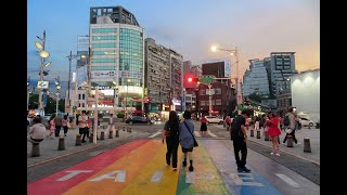 TAIWAN TAIPEI CITY  XIMENDING WALKING TOUR [upl. by Ivan]