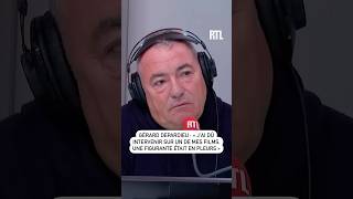 Gérard Depardieu  quotJai dû intervenir sur un film une figurante était en pleursquot [upl. by Oniuqa809]