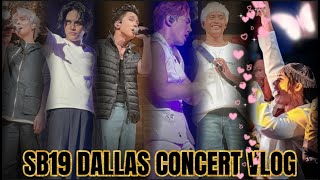 SB19 PAGTATAG DALLAS CONCERT VLOG SVIP  FRONT ROW [upl. by Nahk]