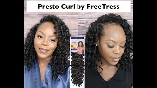 Presto Curl by FreeTress Install  Review [upl. by Marlea952]