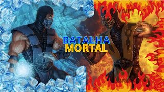 BATALHA MORTAL SCORPION VS SUBZERO [upl. by Yeltsew885]