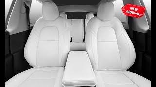 TAPTES Model Y Seat Covers Installation Guide White Seats for Tesla Model Y [upl. by Niall853]