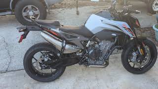 2024 KTM Duke 790 Stock Exhaust Note [upl. by Fulks]