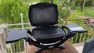 Weber Q1200 Gas Grill Unboxing [upl. by Oilalue26]