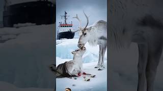 winter christmas animalvel reindeer oceanslife seafood oceandiscoveries fishing viralshort [upl. by Greenburg]