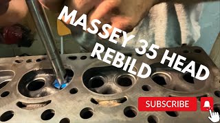 Rebuilding the head on the Massey Ferguson 35 it has a Continental said 134 motor ￼ [upl. by Toblat]