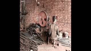 Amazing Process of Making Iron Charpai Bed  PART 2 [upl. by Nayb]