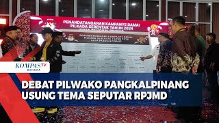 Debat Pilwako Pangkalpinang Usung Tema Seputar RPJMD [upl. by Soalokcin]