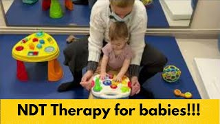 NDT Bobath therapy for babies with motor deficitstoe walkinghypotoniaADHDautism and more [upl. by Grinnell]