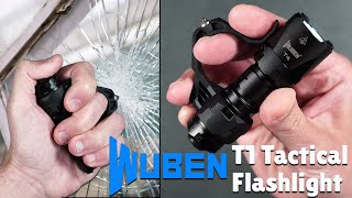 NEW Wuben T4 Tactical Flashlight Review [upl. by Annaoy]