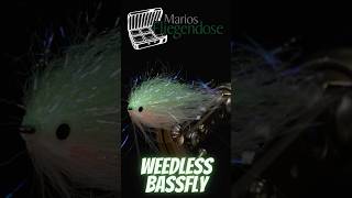 Weedless Bassfly  Streamer mit Krautschutz flyfishing bassfishing flytying fliegenbinden [upl. by Ahsekin]