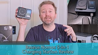 Baseus Nomos 5in1 Charging Station Review  Best MultiDevice Charger for Your Desk Setup [upl. by Cindra]