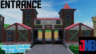 Build an entrance 02  NO GAMEPASS  Roblox theme park tycoon 2 [upl. by Doris197]