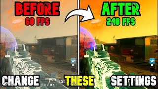 BEST PC Settings for Warzone 3 SEASON 6 Optimize FPS amp Visibility [upl. by Leeann]