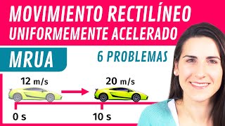 MRUA Movimiento Rectilíneo Uniformemente Acelerado 🚀 Explicación Fórmulas y Ejercicios [upl. by Arvid142]