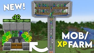 Minecraft EASIEST MOB XP FARM Tutorial 119 Improved Version [upl. by Nailuj60]