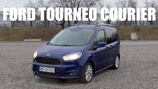 ENG Ford Tourneo Transit Courier 10 EcoBoost  Test Drive and Review [upl. by Nester]