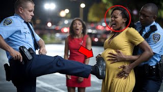 Policier Raciste Frappe Une Femme Noire Enceinte Mais Il Est Choqué De Découvrir Qui Est Son Mari [upl. by Ellehcar915]